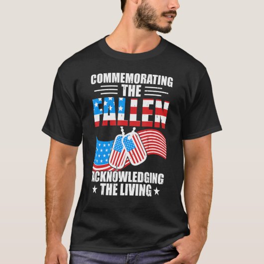Herdenking van de doden en erkenning van de levend t-shirt (Voorkant)