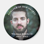 Herdenking van de dood - herdenking van het leven  magneet (Voorkant)