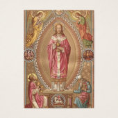 Herdenking van de Eerste Heilige Communie van Eleg Visitekaartje (Voorkant)