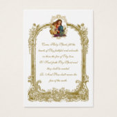 Herdenking van de Eerste Heilige Communie van Eleg Visitekaartje (Voorkant)