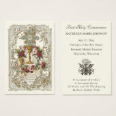 Herdenking van de Eerste Heilige Communie van Eleg Visitekaartje (Voorkant /achterkant)