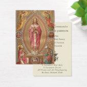 Herdenking van de Eerste Heilige Communie van Eleg Visitekaartje (Bureau)