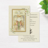 Herdenking van de Eerste Heilige Communie van Eleg Visitekaartje (Bureau)