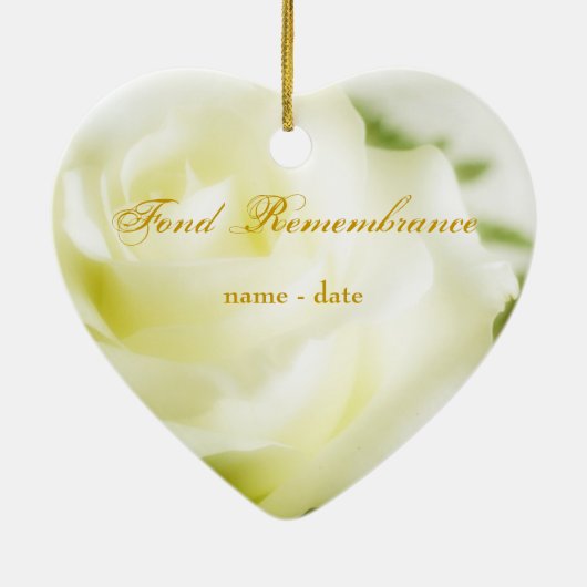 Herdenking van de Fond Keramisch Ornament (Achterkant)