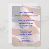 Herdenking van de Gebeurtenis van de Dag, Vlag op Kaart (Achterkant)