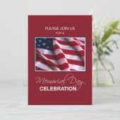 Herdenking van de Gebeurtenis van de Dag, Vlag op Kaart (Staand voorkant)