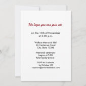 Herdenking van de Gebeurtenis van de Dag, Vlag op Kaart (Achterkant)