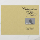 Herdenking van de gouddemask van het programma Lif (Voorkant)