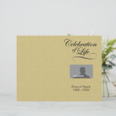 Herdenking van de gouddemask van het programma Lif (Staand voorkant)