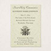 Herdenking van de Heilige Kaart (Achterkant)