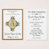 Herdenking van de Heilige Kaart Chalice Eerste Hei (Voorkant /achterkant)