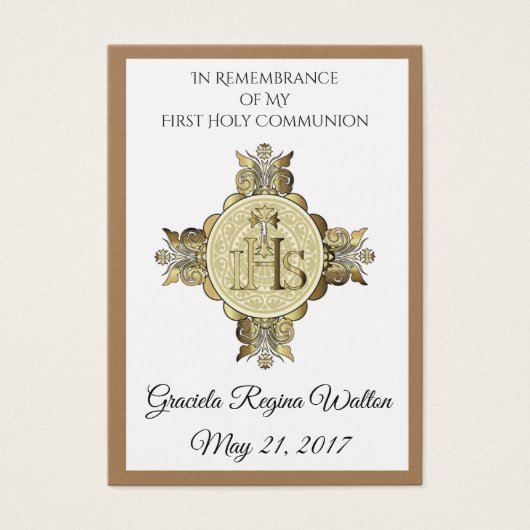 Herdenking van de Heilige Kaart Chalice Eerste Hei (Voorkant)