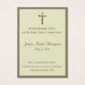 Herdenking van de Heilige Kaart Chalice Eerste Hei (Achterkant)