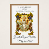 Herdenking van de Heilige Kaart jesus Eerste Heili (Voorkant)