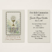 Herdenking van de Heilige Kaart voor de Eerste Hei (Voorkant /achterkant)