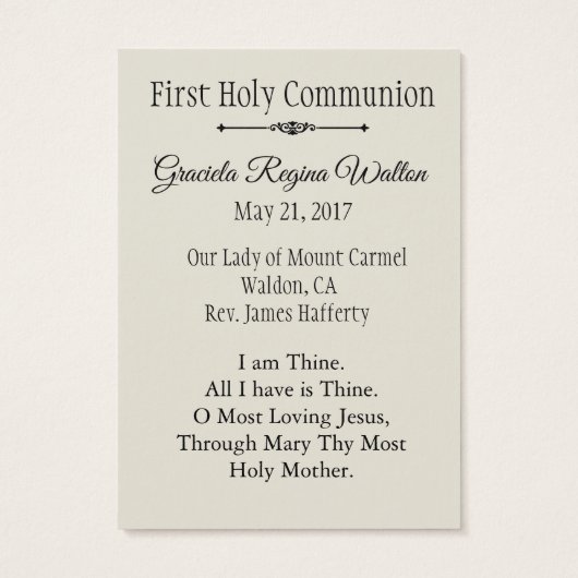 Herdenking van de Heilige Kaart voor de Eerste Hei (Achterkant)