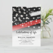 Herdenking van de herdenking van de brandweervrouw kaart (Staand voorkant)