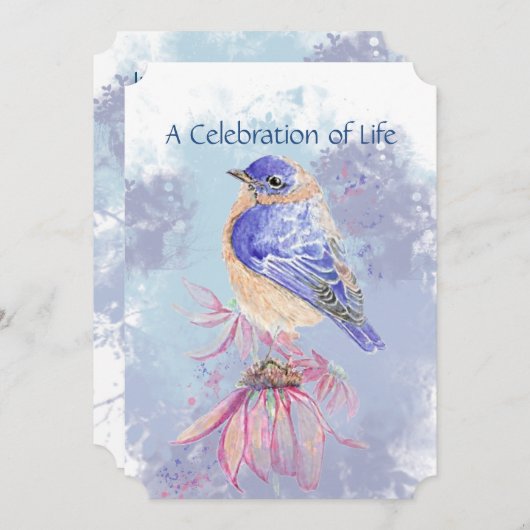 Herdenking van de herdenking van het leven in de B Kaart (Voorkant / Achterkant)