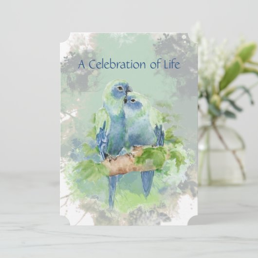 Herdenking van de herdenking van het leven - Paar Kaart (Staand voorkant)