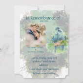 Herdenking van de herdenking van het leven - Paar Kaart (Achterkant)