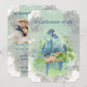 Herdenking van de herdenking van het leven - Paar Kaart (Voorkant / Achterkant)