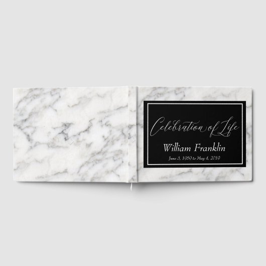 Herdenking van de herdenking van het leven van de  gastenboek (Volledig)