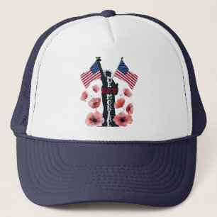 Herdenking van de herdenkingsdag Trucker Hat Trucker Pet
