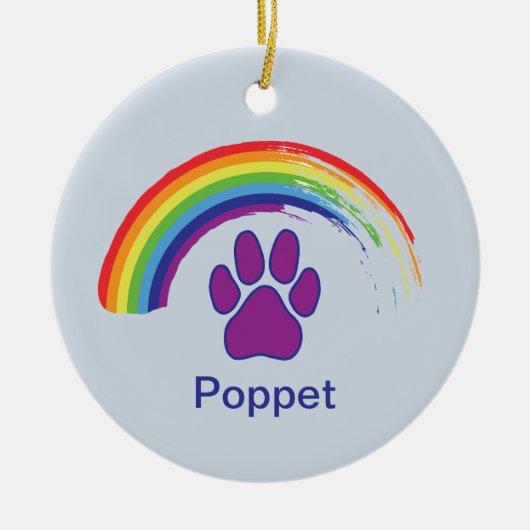 Herdenking van de herdenkingsronde van de keramisc keramisch ornament (Voorkant)