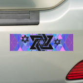 Herdenking van de holocaust. bumpersticker (Op auto)