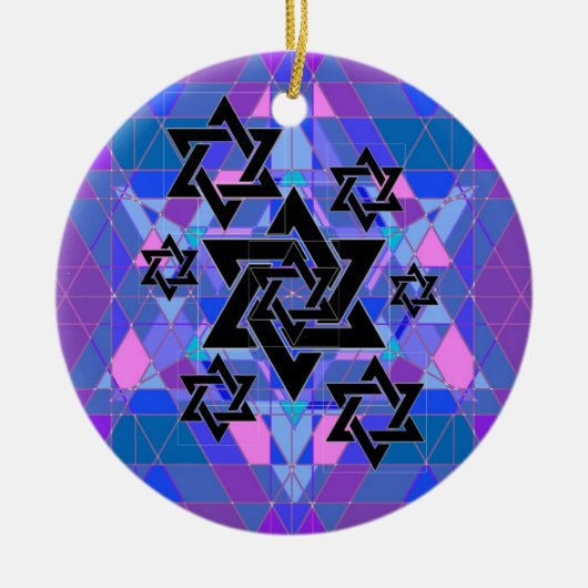 Herdenking van de holocaust. keramisch ornament (Voorkant)