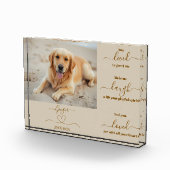 Herdenking van de hond - fotoblokken (Rechts)