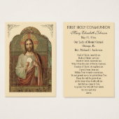 Herdenking van de Kaart van gebed voor de Eerste H (Voorkant /achterkant)