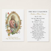 Herdenking van de Kaart van gebed voor de Eerste H (Voorkant /achterkant)