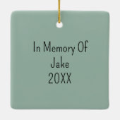 Herdenking van de Kardinale Vakantie Keramisch Ornament (Achterkant)