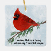 Herdenking van de Kardinale Vakantie Keramisch Ornament (Voorkant)
