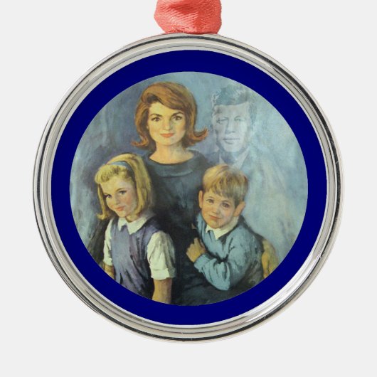 Herdenking van de Kennedyfamilie Metalen Ornament (Voorkant)