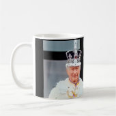Herdenking van de koning Charles III Coronation mo Koffiemok (Links)