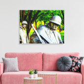 Herdenking van de Koreaanse Oorlog Canvas Afdruk (Insitu (Woonkamer))