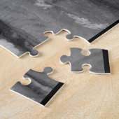 herdenking van de koreaanse oorlog zwart - wit legpuzzel (Zijkant)