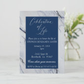 Herdenking van de levensdenkdienst kaart (Staand voorkant)