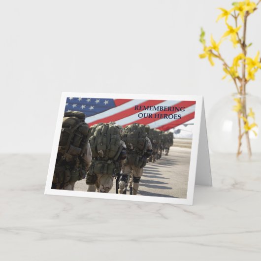 Herdenking van de militaire Wenskaarten van onze h Kaart (Gele Bloem)