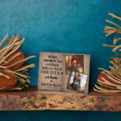 Herdenking van de Rustige familie | 2 Foto Keepomw Fotoplaat (Zijkant)