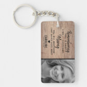 Herdenking van de Rustige familie | Foto Keepslag Sleutelhanger (Voorkant)