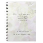 Herdenking van de sluiting van Hydrangea Notitieboek (Voorkant)