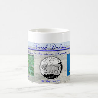 herdenking van de staat North Dakota Koffiemok