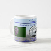 Herdenking van de staat Vermont Koffiemok (Voorkant links)