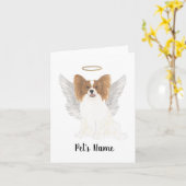 Herdenking van de sympathie van Red & White Papill Kaart (Gele Bloem)