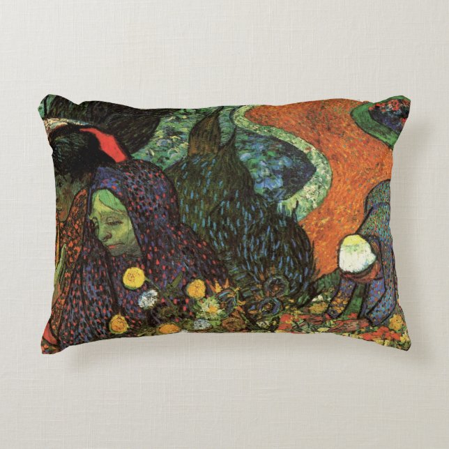 Herdenking van de tuin in Etten door Vincent van G Accent Kussen (Voorkant)