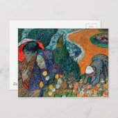 Herdenking van de tuin in Etten door Vincent van G Briefkaart (Voorkant / Achterkant)