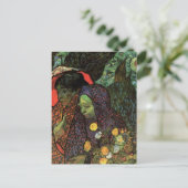 Herdenking van de tuin in Etten door Vincent van G Briefkaart (Staand voorkant)